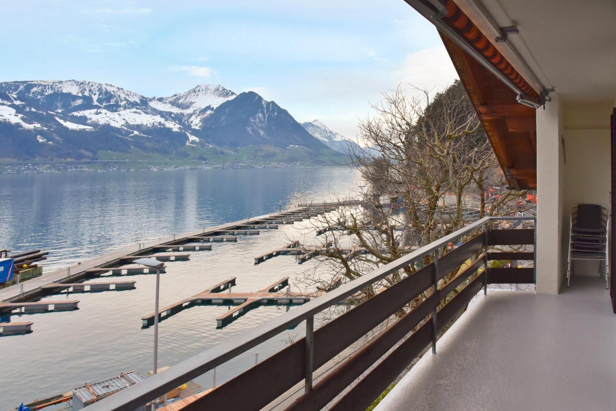 Modern And Charming Apartment On The Shores Of Lake Lucerne Gersau Kültér fotó