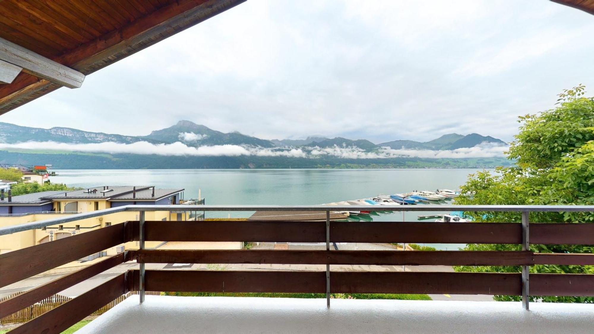 Modern And Charming Apartment On The Shores Of Lake Lucerne Gersau Kültér fotó